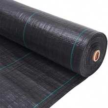 1m/2m/4m Wide/100GSM Control Fabric Membrane Garden Ground Cover Mat - 2米寬 - 查看 2