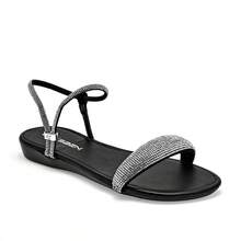 Pakar Zapaterias Clasben Women's Sandal In Silver And Black. - 黑色 - 查看 1