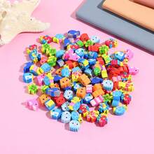 10pcs Ocean Theme Erasers, Cartoon Cute Fish, Turtle, Dolphin, Student Classroom Rewards, Back To School Gifts - Multicolor - View 4