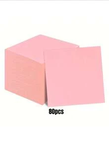 Colored Plain Disposable Paper Napkins, Square Handkerchief Paper For Party, Birthday Gathering - Multicolor - View 14