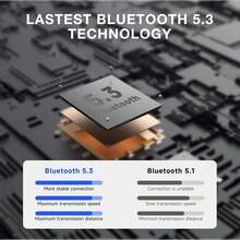 Wireless Bluetooth, Deep Noise Cancelling, High-Quality Sound, Compatible With Apple And Android Systems, Low Latency Gaming Headset - one-size - View 3