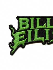 1件装绿色火焰标志贴片，流行歌手刺绣熨烫贴片 - 彩色 - 查看 6