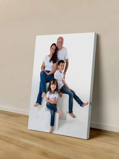 1pc Customized Canvas Wall Art, Personalized Frameless Poster, Cozy Indoor Framed Canvas Painting, Wedding Memento, Mother's Day Gift, Graduation Souvenir, Personalized Commemorative Gift, Suitable For Wedding, Mother's Day, Father's Day, Graduation, Easter, Room Decor, Customizable Item, Bedroom Decor, Custom Gift, Picture, Photo, Framed Wall Art, Best Friend Gift, Family Gift, Birthday Gift, Gift For Boyfriend, Girlfriend, Family, Lover, Friend