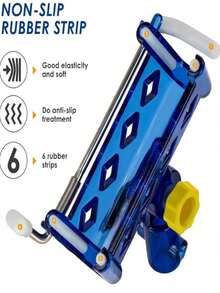 Adjustable Fishing Rod Holder Stand, 360° Stainless Steel Fishing Rod Rack For Beach/Ground, One-Click Lock, Stable And Worry-Free, Allows You To Focus On The Joy Of Fishing, Ideal Gift - Blue - View 8
