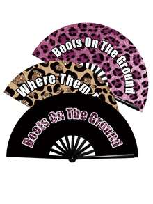 Leopard Print Casual Polyester Fabric - Multicolor - View 4