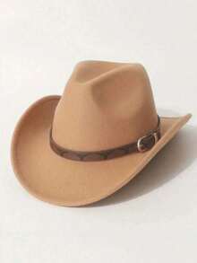 1pc. A Men's Polyester Western Cowboy Hat, Suitable For Both Men And Women With A Retro Style, Featuring A Bull Print Decoration. It Is Suitable For Daily Casual Wear, Western Cowboy Parties, And Bar Cowboy Outfits (Sizes Are Suitable For All Head Shapes),Summer,Beach,Holiday - Printed Cow Hat - View 12