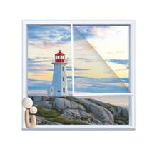 1片防蚊虫网帘，自粘式蚊帐，透气易拆卸清洗 - 白色 - 查看 10