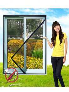 Anti-Mosquito Window Screens,Insect Mosquito Nets For Window Screen Mesh Tulle Invisible Fiberglass Against Mosquitoes And Flies - A - View 4