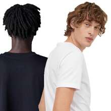 Set Of 5 Men's Basic Plain Cotton Short-Sleeve T-Shirts - ORIGNS Summer/End Of Year - Multicolor - Ver 9