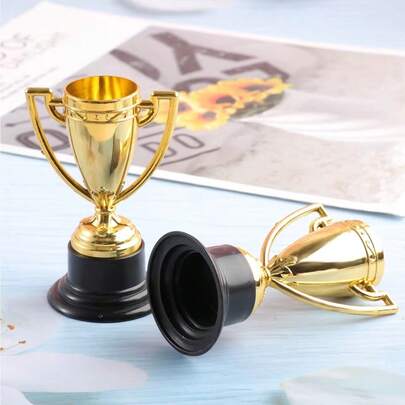 Mini Troféu Dourado 8cm Premiação Capeonato