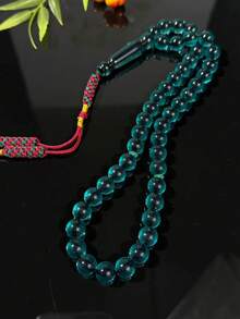 1pc 45-Bead 10mm Tassel Islamic Prayer Beads, High-Quality Unisex Bracelet, Suitable For (Ramadan, Eid, Daily Wear, Personal Devotion, Gifts), Islamic Religious Ritual, Collectible Faith Accessory - Multicolor - View 5