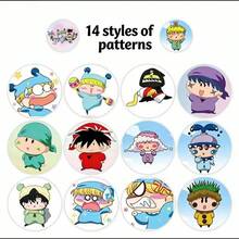 1 Roll 500pcs Cute Meow Meow Cartoon Stickers, Anime Decorative Stickers For Desk, Phone DIY - Multicolor - View 3