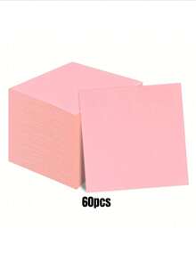 Colored Plain Disposable Paper Napkins, Square Handkerchief Paper For Party, Birthday Gathering - Multicolor - View 29