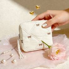 Túi đựng son môi tối giản, sang trọng, túi đựng mỹ phẩm du lịch tiện dụng. - Nhiều màu - Xem 7