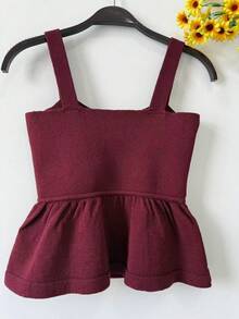 Tank Top - Burgundy - View 3
