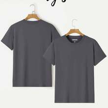 Set Of 5 Men's Basic Plain Cotton Short-Sleeve T-Shirts - ORIGNS Summer/End Of Year - Multicolor - Ver 7