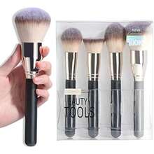 BS-MALL Makeup Brush Set 4 Pcs Premium Foundation Synthetic Powder Concealers With Makeup Sponge Set - / - View 2