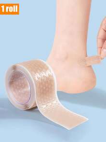 1m/卷硅胶防摩擦自粘保护垫，女士脚跟水泡垫，可剪裁以适应任何形状，适合高跟鞋 - 香檳色 - 查看 9