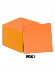 Colored Plain Disposable Paper Napkins, Square Handkerchief Paper For Party, Birthday Gathering - Multicolor - View 27