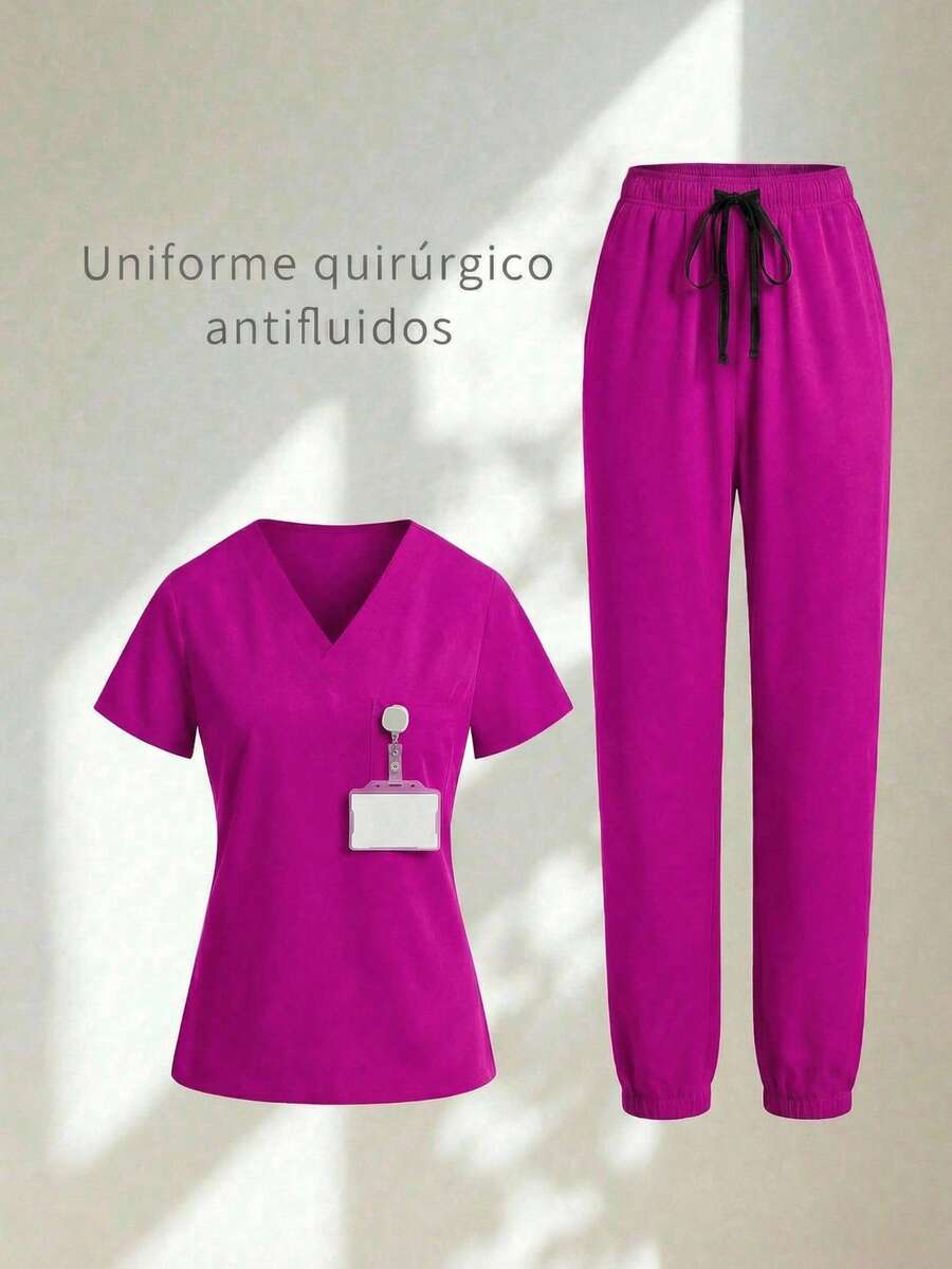 Scrub Sets - Violet Purple - View 1