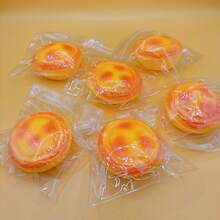 二合一挤压玩具，土豆挞和奶油挞口味，减压挤压玩具，独特的液体挞新奇放松小玩意 - 彩色 - 查看 5