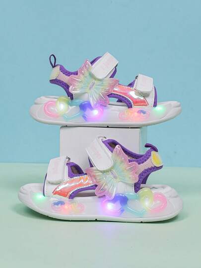 1 Pair Cute Baby/Kids/Girls Fashion Beach Sports Sandals, Vintage Embroidery Design Slip-On Lightweight Suitable For Indoor & Outdoor Wear In Summer