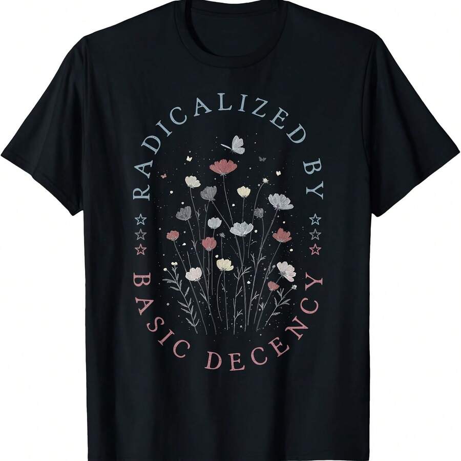 Camiseta Wo radicalizada por la decencia básica - Negro - Ver 1