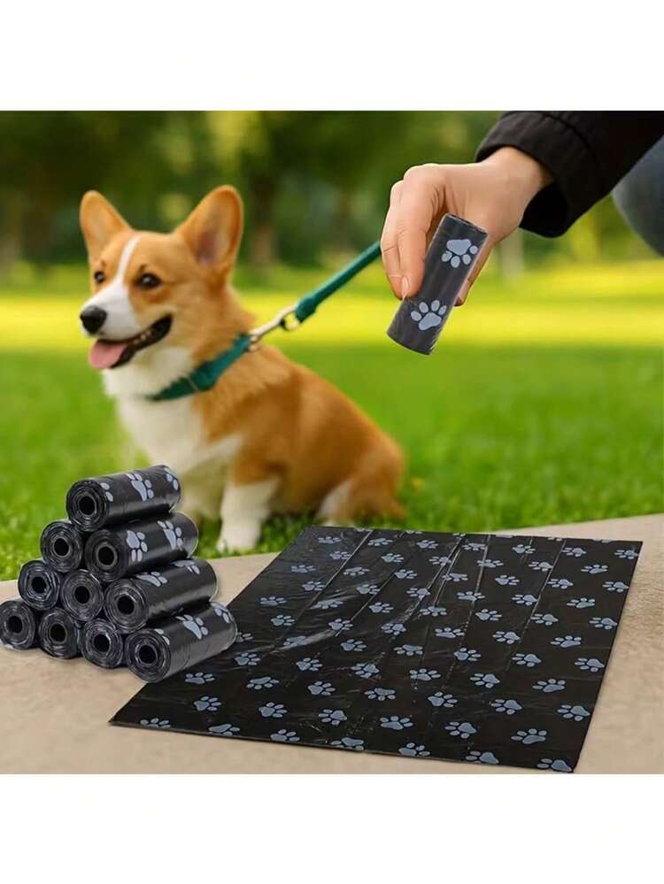 1/7pcs Pet Poop Bags - Effectively Isolate Odor, Sturdy & Leak-Proof - Reinforced Design, Suitable For Cleaning Pet (Cat/Dog) Waste And Daily Household Cleaning. - Multiple Styles - View 10