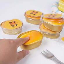 逼真半软奶酪造型挤压玩具 | 慢回弹软粘土减压小玩具，烘焙食品造型减压小工具 - 彩色 - 查看 7