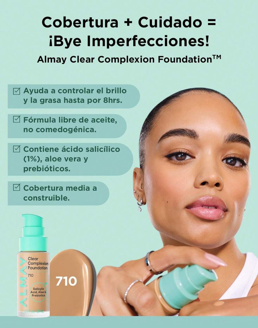 Base de maquillaje Almay Clear Complexion - 700 - Ver 1