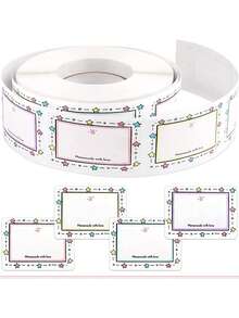 1 Cuộn Hình Dán Viền Sao Trống, Hình Dán Niêm Phong, Nhãn Dán Tự Dính, Đồ Dùng Sổ Lưu Niệm, Văn Phòng Phẩm, Hình Dán Vui Nhộn - nhãn dán - Xem 6