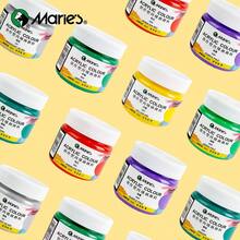 Sơn acrylic chống thấm nước 100ml, Bộ sơn acrylic 100ml/3.38 fl oz - Kết cấu dạng gel, đóng chai, không chất phụ gia, chống thấm nước, chống tia UV, chống phai màu, thích hợp cho vẽ tranh tường, mỹ phẩm và sáng tạo nghệ thuật của học sinh. - Mảnh duy nhất - Xem 3