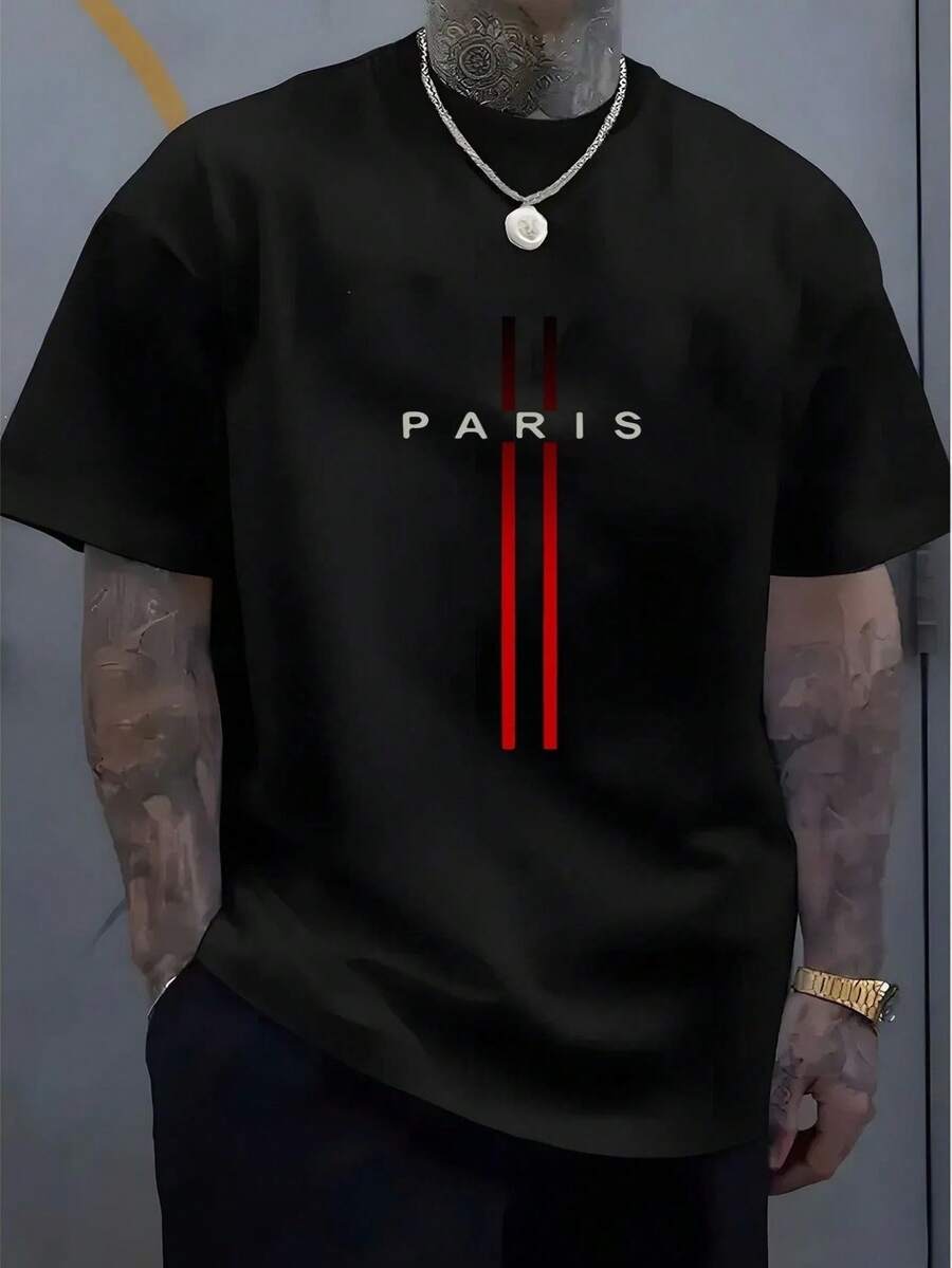 GucciS Modern Elegant And Timeless Classic USA T-Shirt-LeeS/DiorSS/Gaps - 黑色 - 查看 1