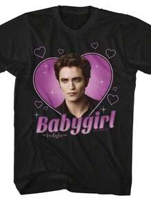 Twilight - Babygirl Edward Alt Image -  Classics - Solid  Adult Sho - màu đen - Xem 1