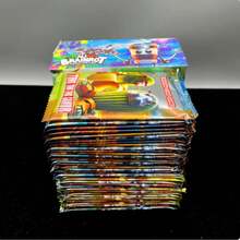 脑虫卡通收藏卡牌，金箔稀有卡牌套装，意大利益智游戏，神话山海收藏卡牌游戏，策略卡牌游戏套装，1包8张全息基础卡牌，动漫风格战斗系列收藏卡牌，礼物，派对礼品袋填充物，情人节，新年，游戏礼物，游戏配件 - 彩色 - 查看 1