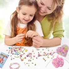 Lecute 700 Pzas Bricolaje Diy Pulseras Collares Bisuteria Charms - Multicolor - Ver 2