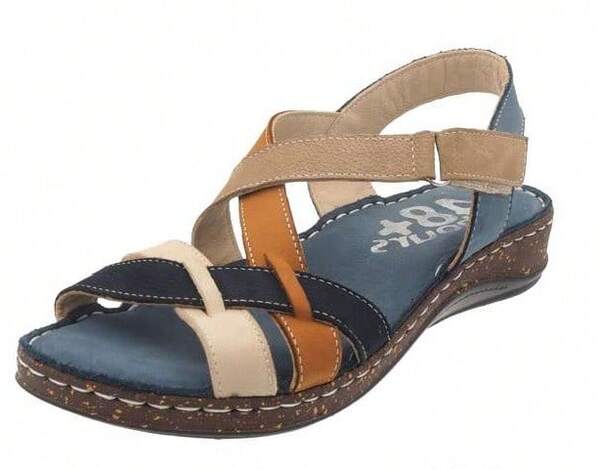 48+ Hours 48 HOURS Leather Sandal Sporty Bovine Leather Comfortable, Cushioned, Flexible, Anatomical, Clog Style, Spring/Summer Holidays, 24 To 48 Hour Shipping