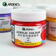 Sơn acrylic chống thấm nước 100ml, Bộ sơn acrylic 100ml/3.38 fl oz - Kết cấu dạng gel, đóng chai, không chất phụ gia, chống thấm nước, chống tia UV, chống phai màu, thích hợp cho vẽ tranh tường, mỹ phẩm và sáng tạo nghệ thuật của học sinh. - Mảnh duy nhất - Xem 2