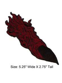 1pc Sukuna Finger Patch Hero Embroidered Iron On - Multicolor - View 2