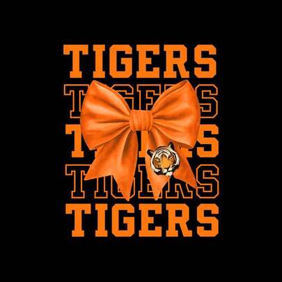 6PC Orange Bow Tie …