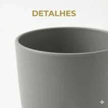 Kit 20 Copos Plásticos Coloridos Duro Resistente 300ml - Grafite - Visão 2