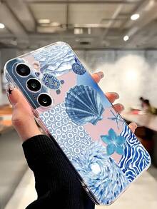 1 chiếc ốp lưng điện thoại mềm hình rùa biển xanh, vỏ sò, san hô, tương thích với iPhone 17/17 Air/17 Pro/17 Pro Max, Honor, Galaxy A04e/12/A13/A14/A34/A50/A52/A53/A54/S21/S22/S23/S24/S25/S25Ultra, 6A/7A/8A, 12T/13T, phiên bản quốc tế, không phải phiên bản nội địa. - Trong sáng - Xem 7