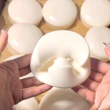 Juguete de alivio del estrés tipo pan hawaiano de curación japonesa de rebote lento, adecuado para mayores de 14 años y adultos, juguete de escritorio de oficina para aliviar la ansiedad - Naranja Quemada - Ver 13