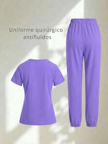 Scrub Sets - Lilac Purple - View 2