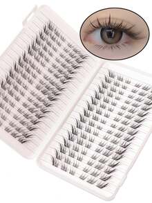 16 Pairs Glue-Free Faux Mink Eyelashes, Natural Looking Criss-Cross Foxy Lashes, Self-Adhesive - View 2