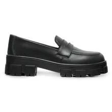 1101 Matte Tractor Sole Loafer - 黑色 - 查看 6