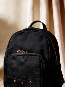 Women Fashion Backpacks - Black - View 2