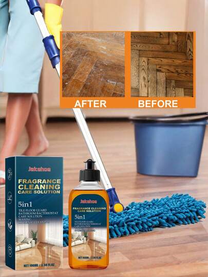  JAKEHOE；地板清洁剂；木地板清洁剂；适用于各种类型的地板，例如木地板/瓷砖地板；浴室清洁剂；厕所清洁剂；家用清洁套装