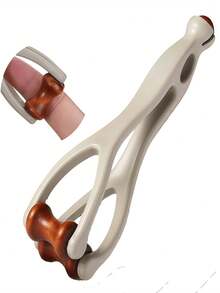 手指按摩器，手部按摩器，缓解腕管综合征。双面硬木按摩滚轮工具，有助于改善血液循环，缓解手指肌腱炎、手部疼痛和压力。 - 查看 11