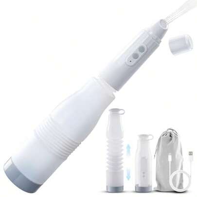Portable Bidet Electric Handheld Travel Bidet 350-550ML USB-C Rechargeable Waterproof High Prure Bidet For Women Men Camping Personal Hygiene